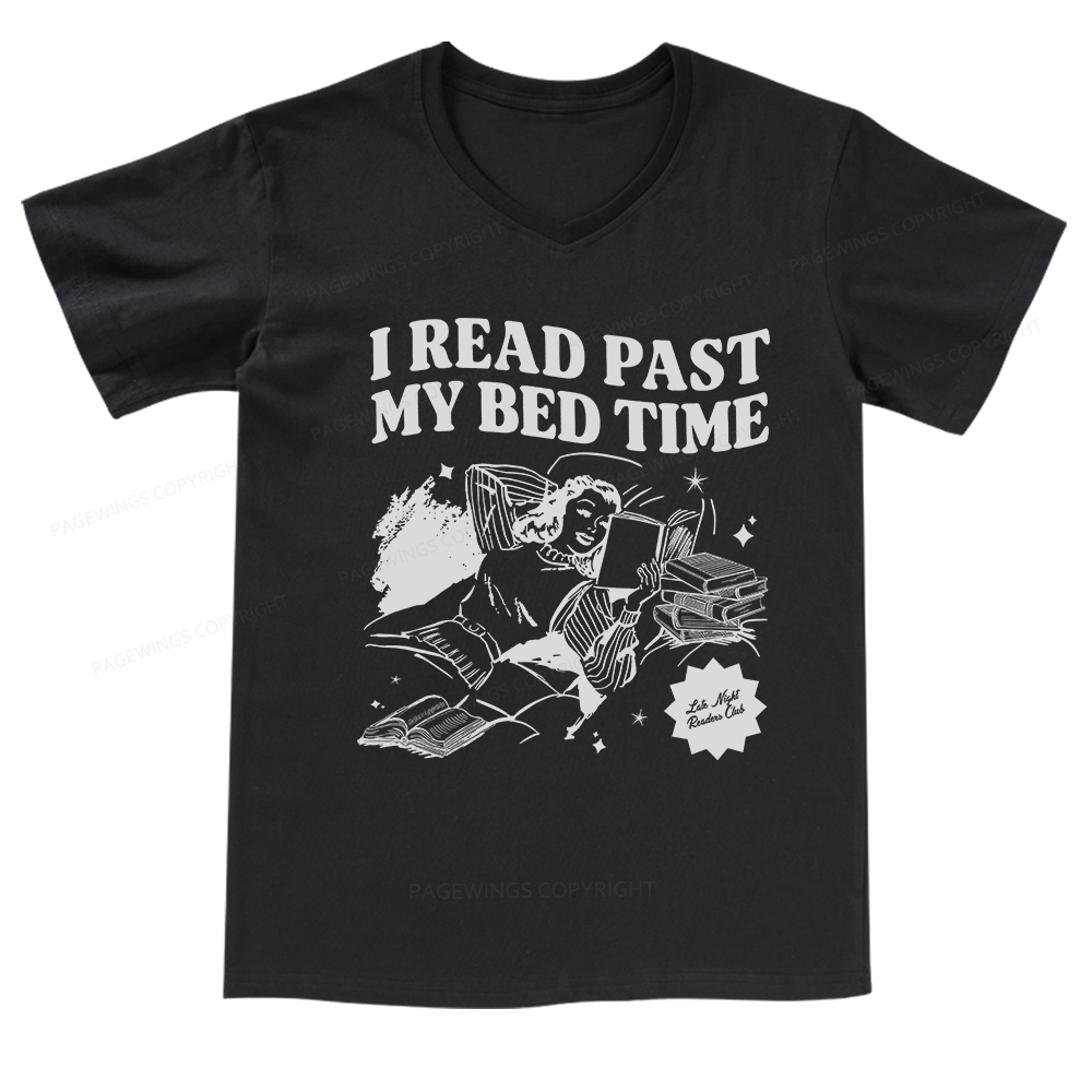 Pagewings Book Club Sweatshirt V-neck T-shirt