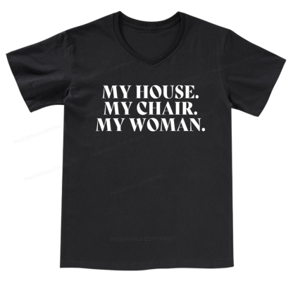 Pagewings My House Fourth Wing Classic T-Shirt V-neck T-shirt