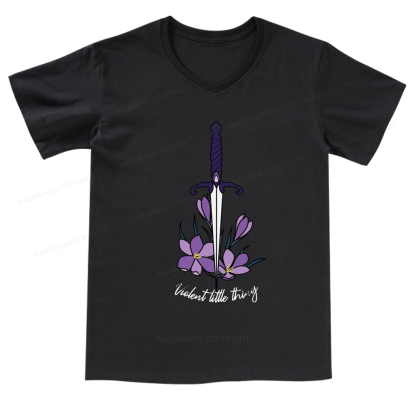 Pagewings ‘’Violent Little Thing" Fourth Wing MC Classic T-Shirt V-neck T-shirt