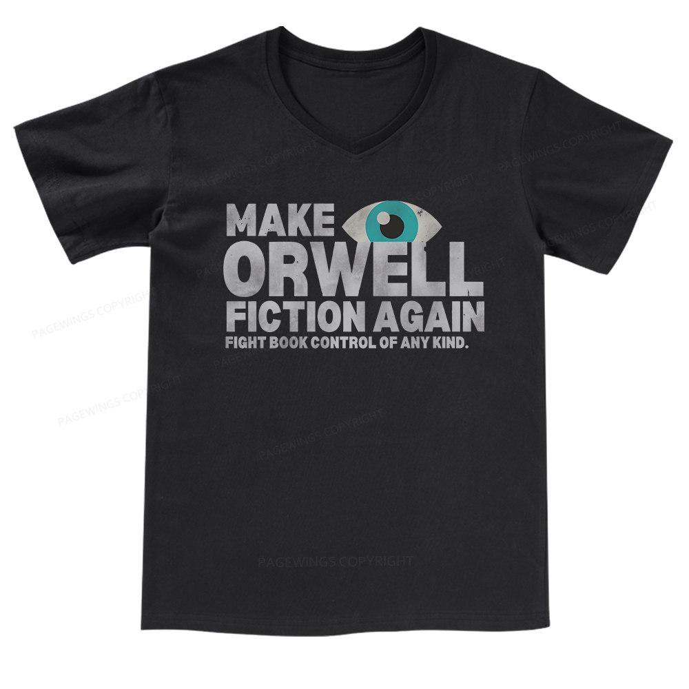 Pagewings Read Banned Books V-neck T-shirt