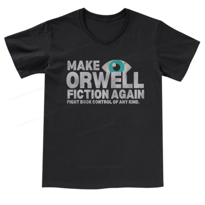 Pagewings Read Banned Books V-neck T-shirt