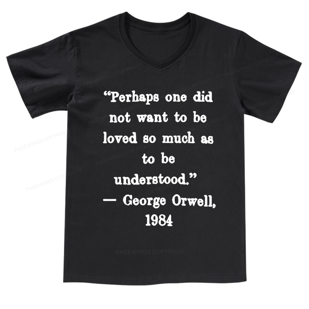 Pagewings Seek Understanding Not Just Love V-neck T-shirt