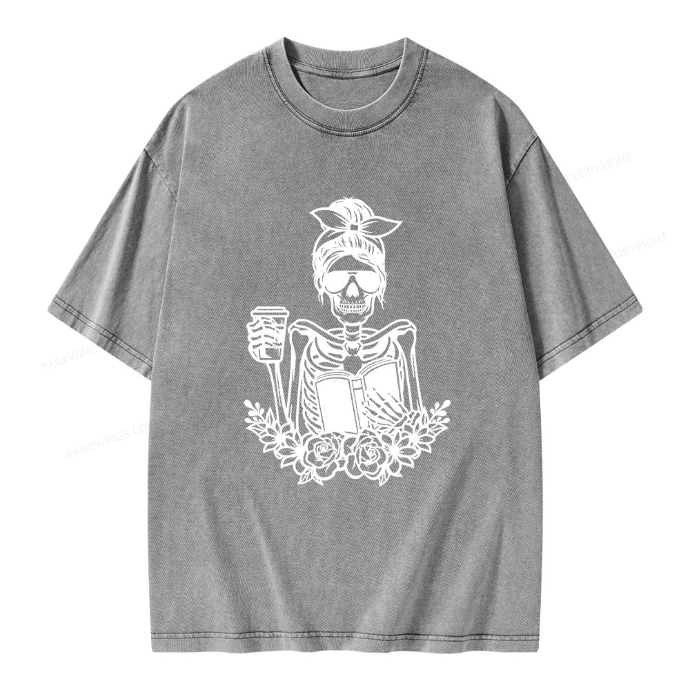 Pagewings Book Lover Unisex Washed T-shirt