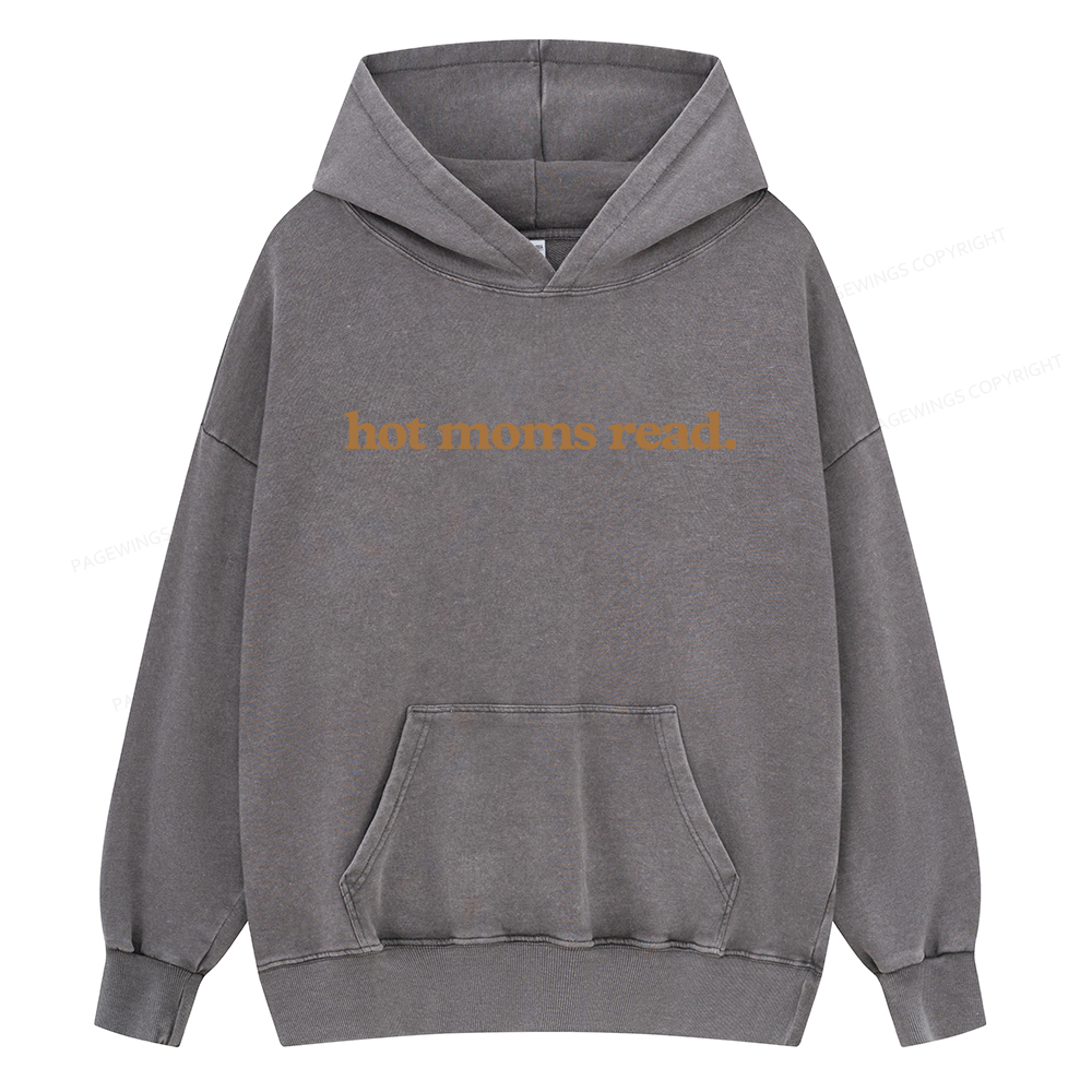 Pagewing Get Your Library Card Unisex Washed Hoodie