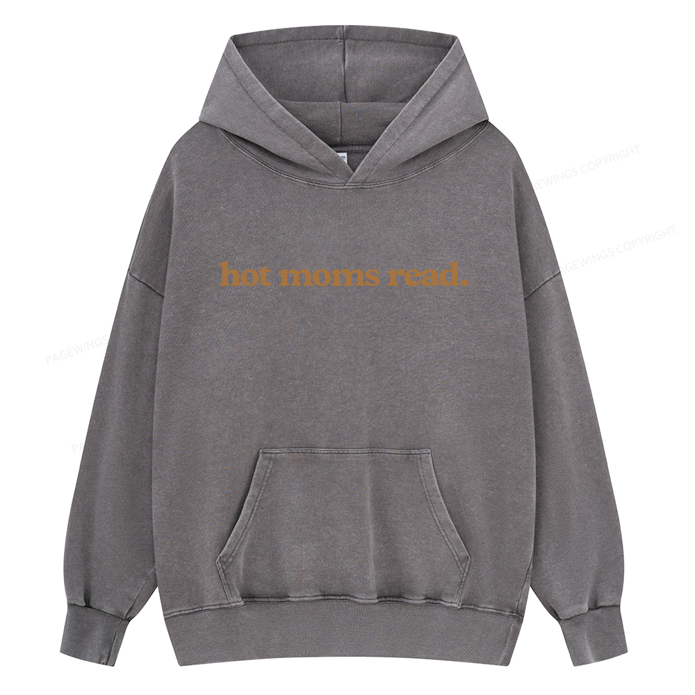 Pagewing Get Your Library Card Unisex Washed Hoodie