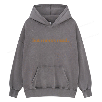 Pagewing Get Your Library Card Unisex Washed Hoodie