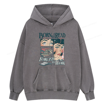 Pagewing Funny Liberal Shirt Unisex Washed Hoodie