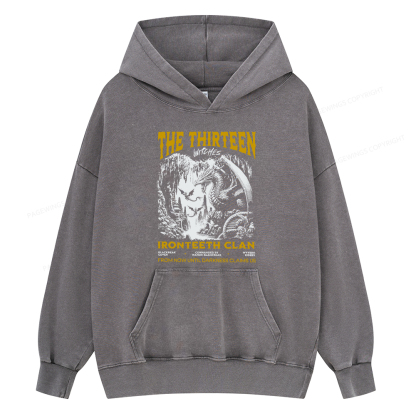Pagewing Reading Rainbow Unisex Washed Hoodie
