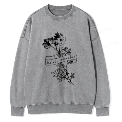 Pagewings Pride And Prejudice Jane Austen Unisex Washed Sweatshirt