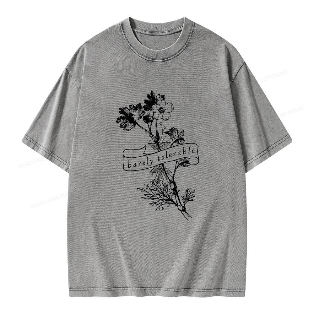 Pagewings Pride And Prejudice Jane Austen Unisex Washed T-shirt