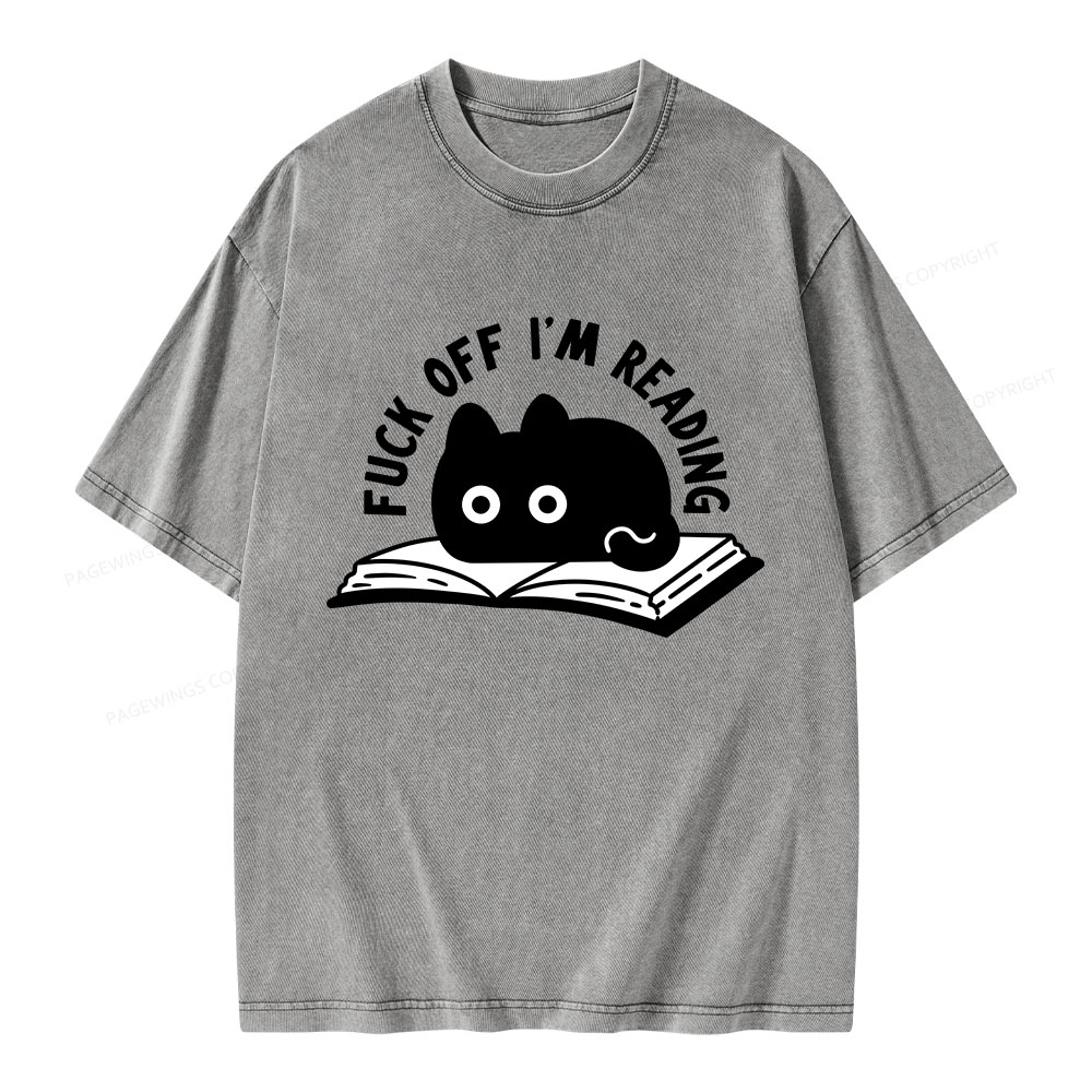 Pagewings I'm Reading Unisex Washed T-shirt