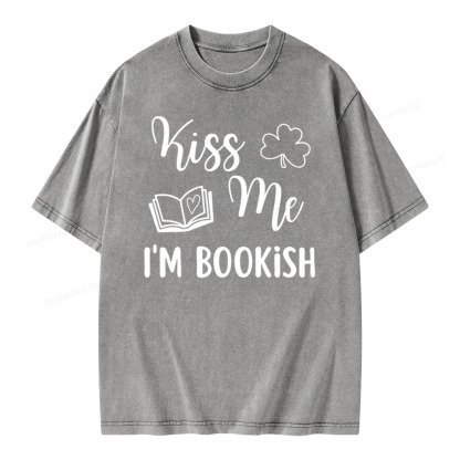 Pagewings Book Funny, Reader Bookworm Librarian Shirt Gift Unisex Washed T-shirt