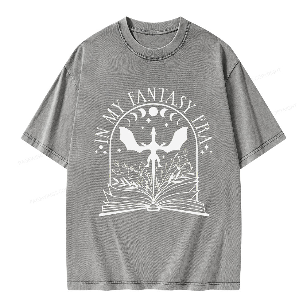 Pagewings In My Fantasy Era Unisex Washed T-shirt