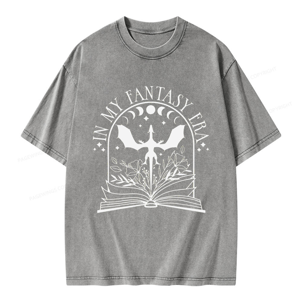 Pagewings In My Fantasy Era Unisex Washed T-shirt