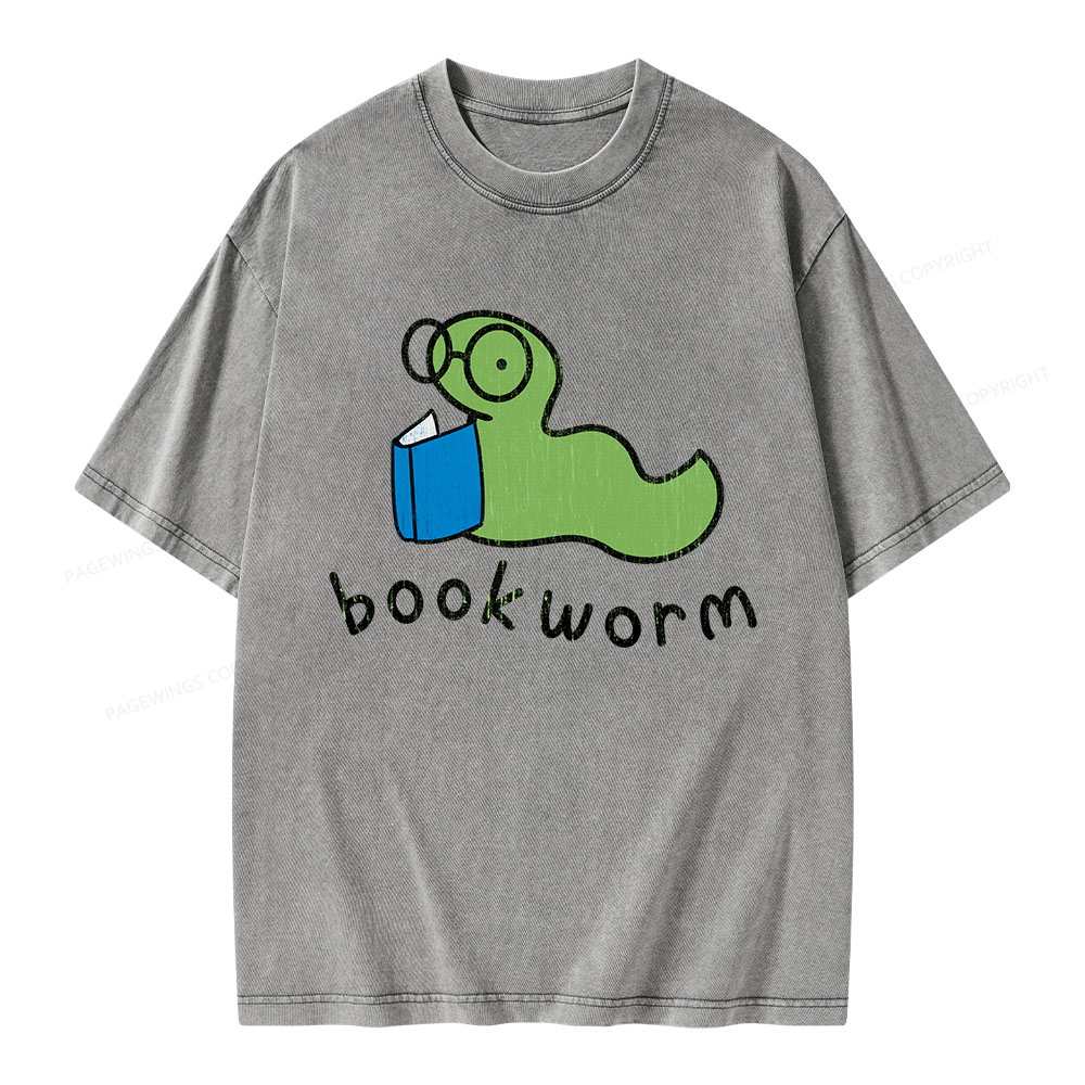 Pagewings Bookworm Unisex Washed T-shirt