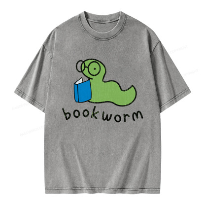 Pagewings Bookworm Unisex Washed T-shirt