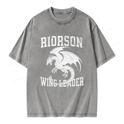 Pagewings Riorson Wing-Leader Unisex Washed T-shirt
