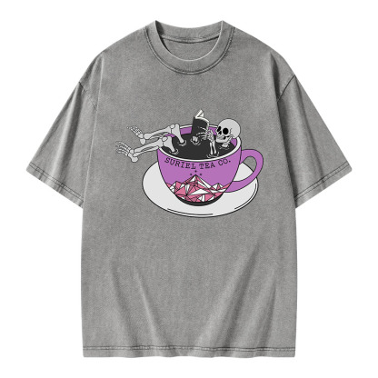 Pagewings Suriel Tea Co Unisex Washed T-shirt