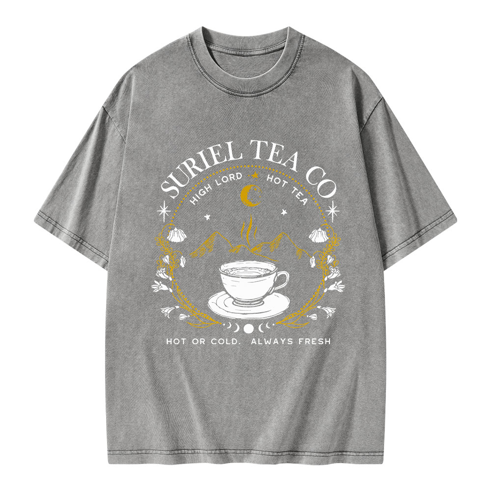 Pagewings Suriel Tea Co Unisex Washed T-shirt