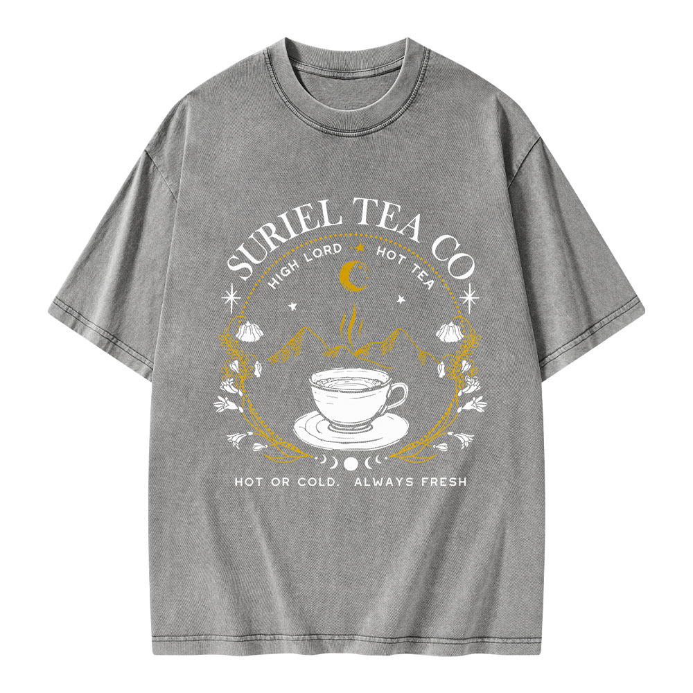 Pagewings Suriel Tea Co Unisex Washed T-shirt