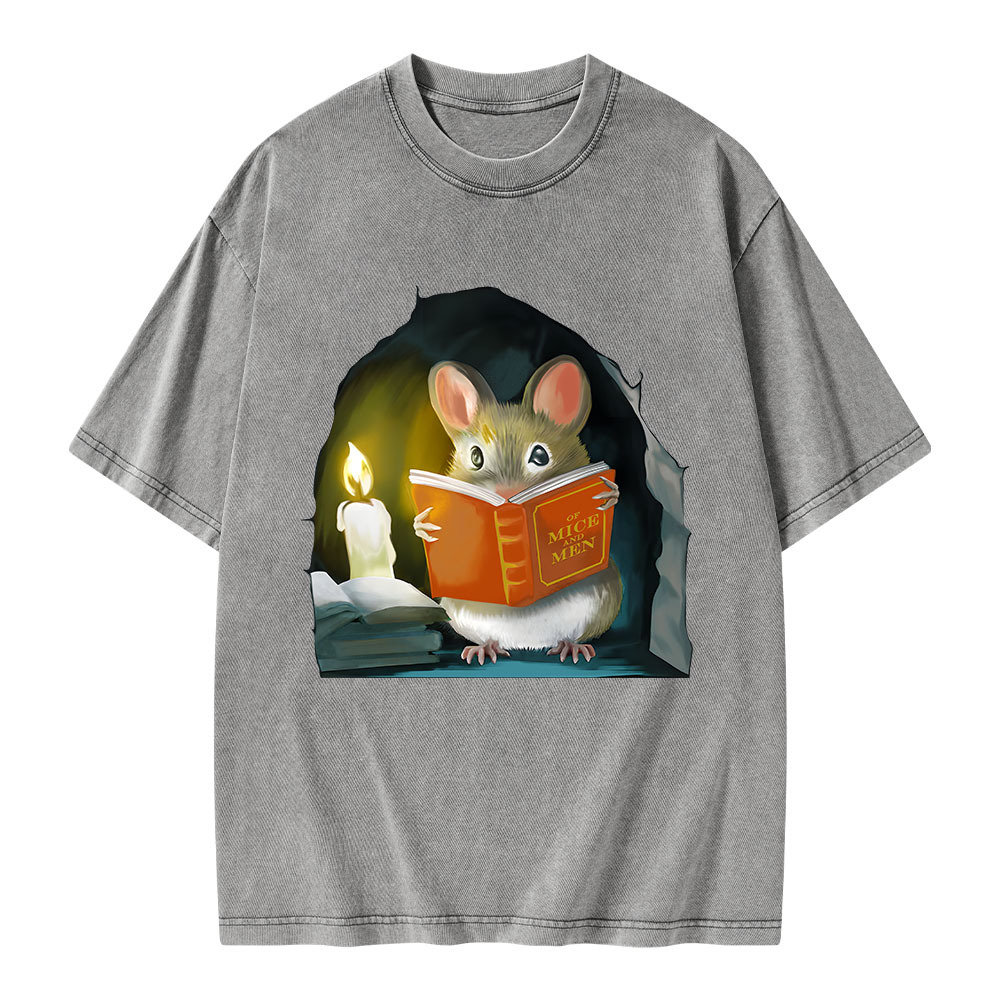 Pagewings Of Mice And Men Unisex Washed T-shirt