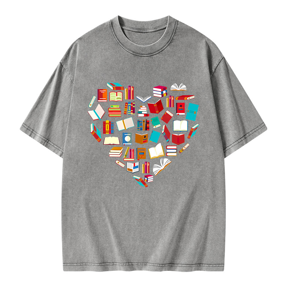 Pagewings Book Lover Unisex Washed T-shirt