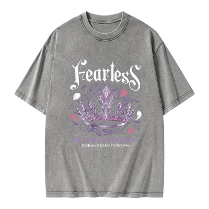 Pagewings Fearless Bookish Unisex Washed T-shirt