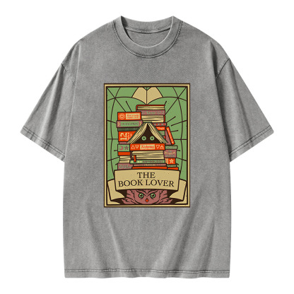 Pagewings The Book Lover Unisex Washed T-shirt