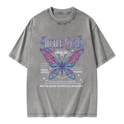 Pagewings Little Osha Butterfly Unisex Washed T-shirt