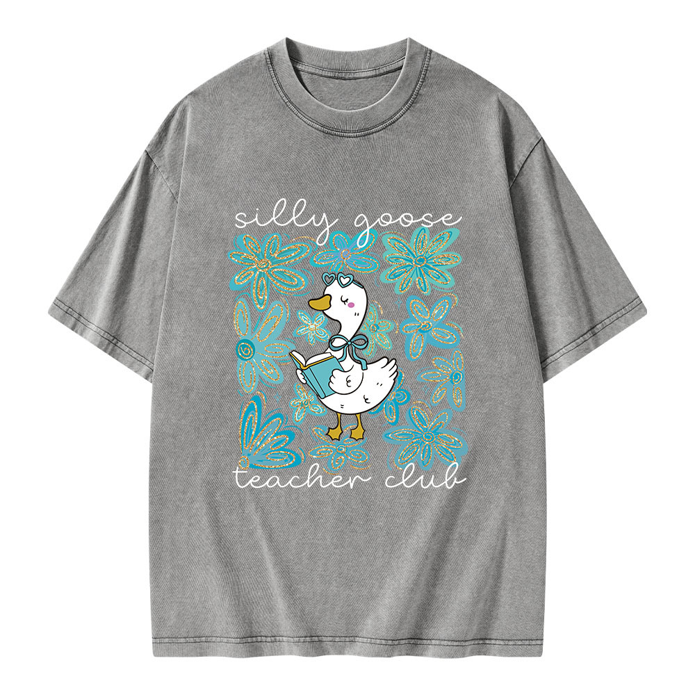 Pagewings Silly Goose Unisex Washed T-shirt