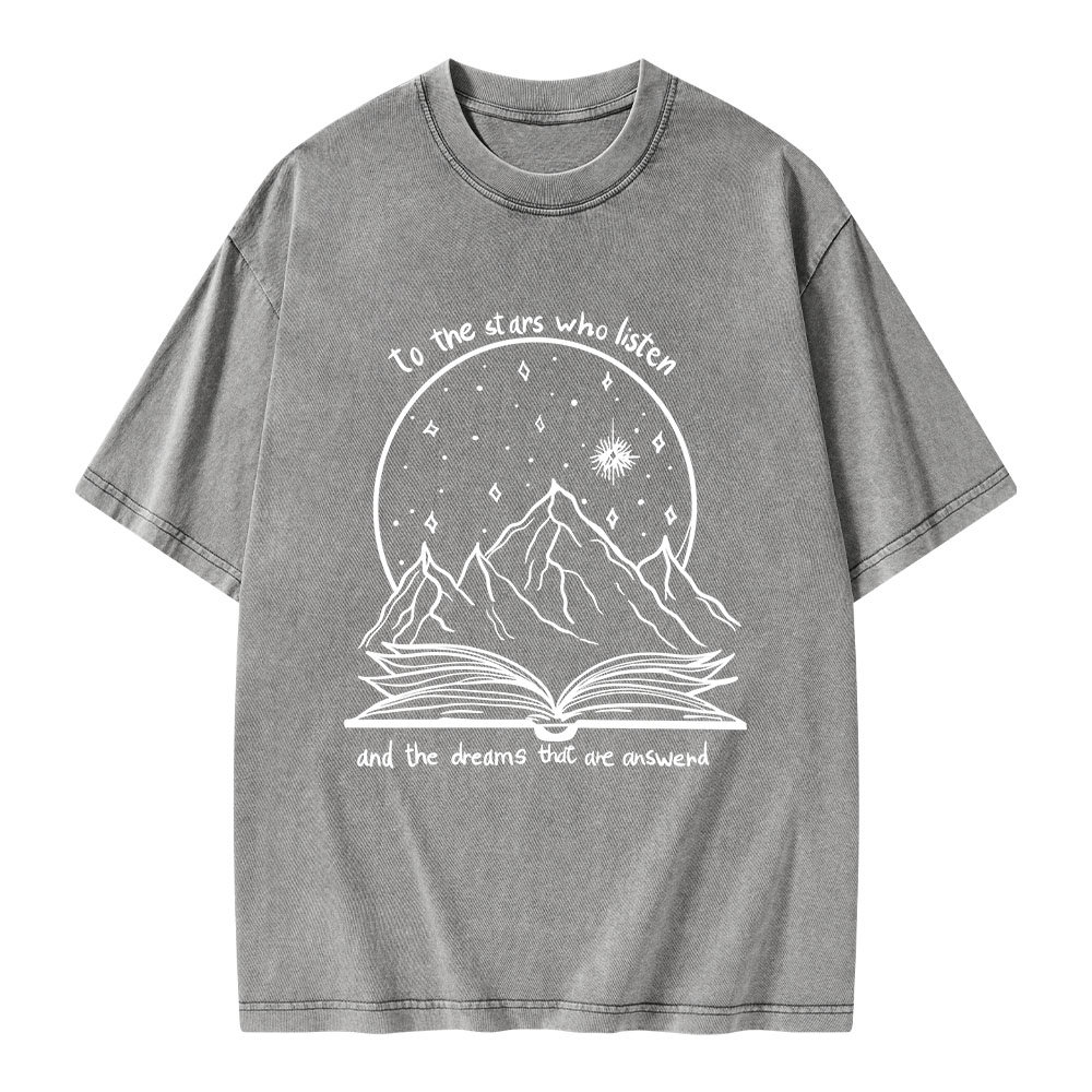 Pagewings The Dreams That Are Answered Unisex Washed T-shirt