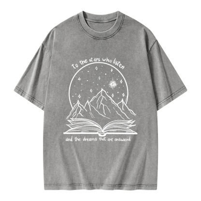 Pagewings The Dreams That Are Answered Unisex Washed T-shirt