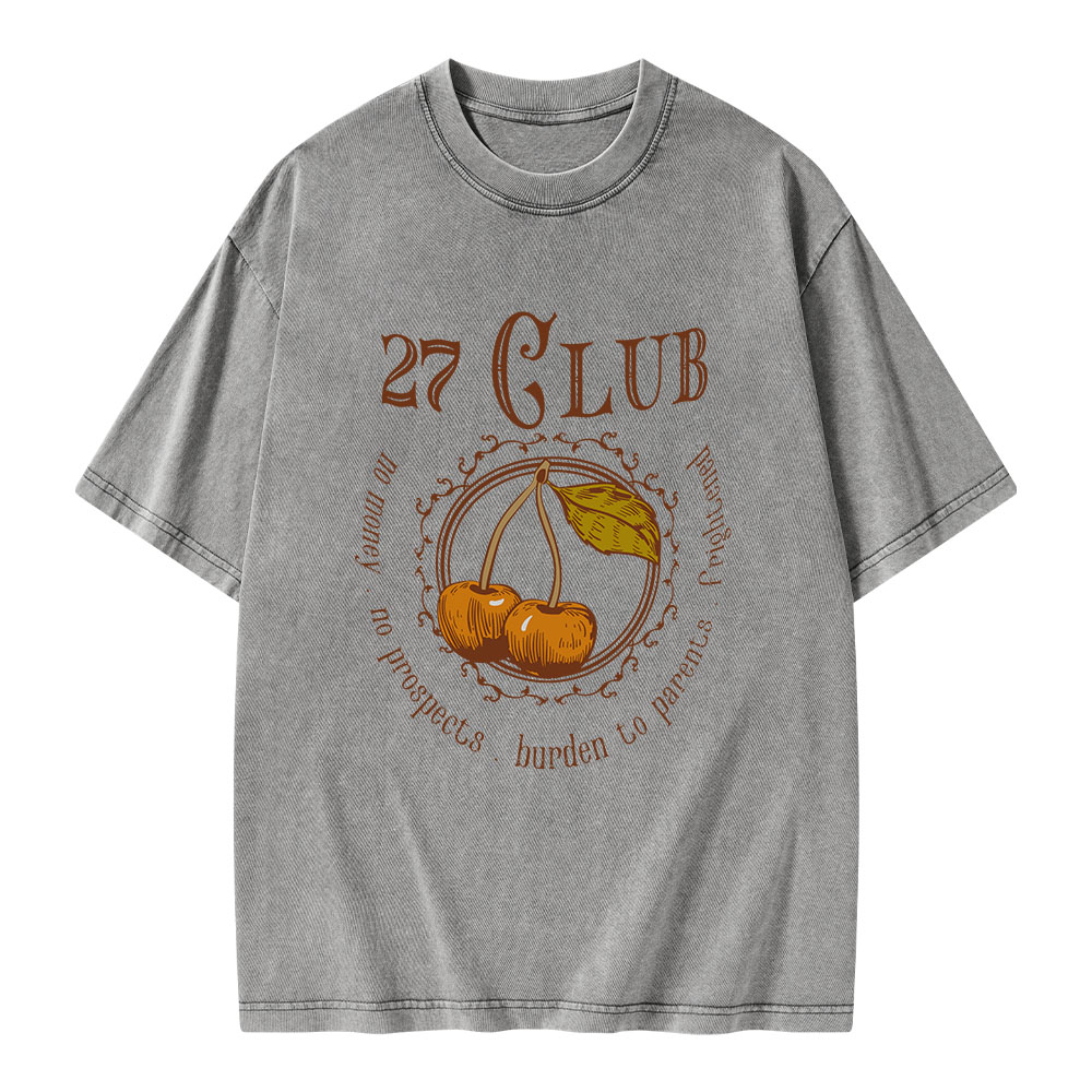 Pagewings 27 Club Unisex Washed T-shirt