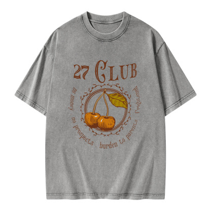 Pagewings 27 Club Unisex Washed T-shirt