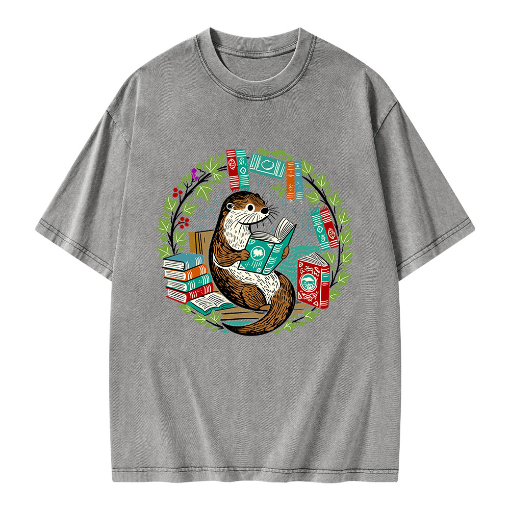 Pagewings Book Lover Unisex Washed T-shirt