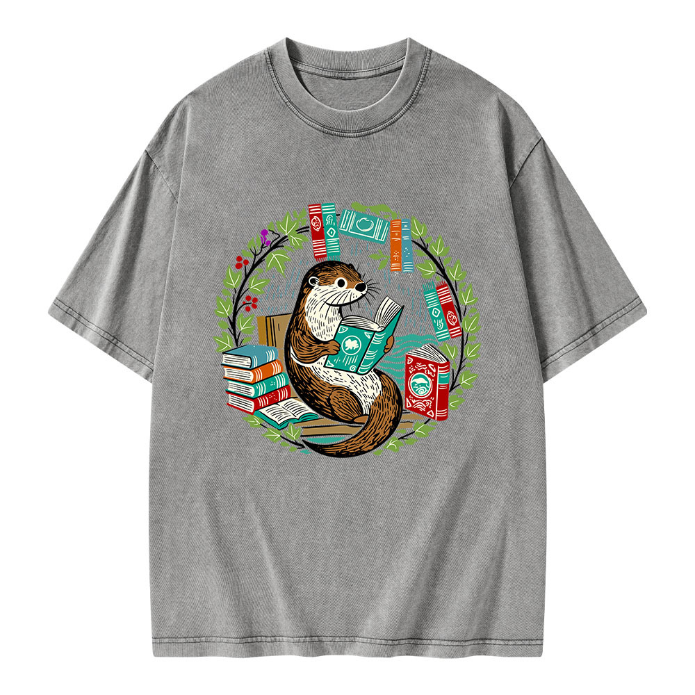 Pagewings Book Lover Unisex Washed T-shirt