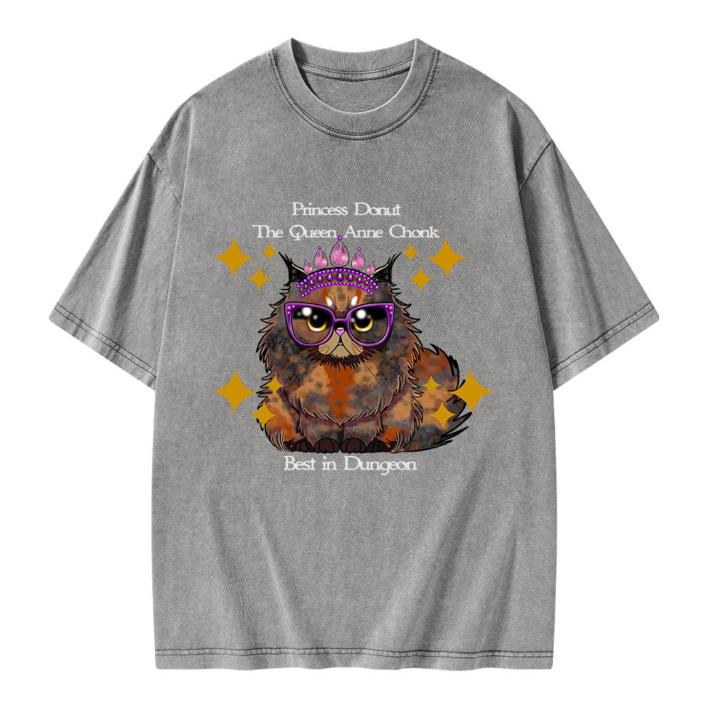 Pagewings Princess Donut Unisex Washed T-shirt