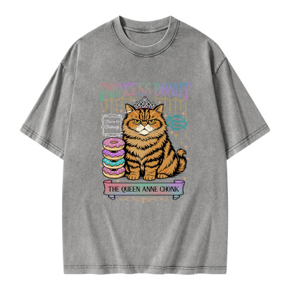 Pagewings Princess Donut Unisex Washed T-shirt