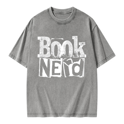 Pagewings Booknerd Unisex Washed T-shirt