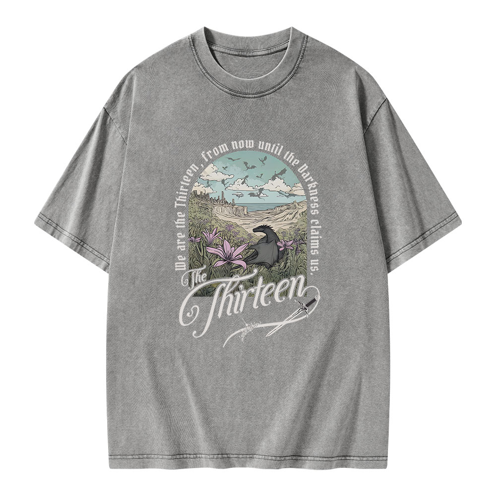 Pagewings The Thirteen Unisex Washed T-shirt