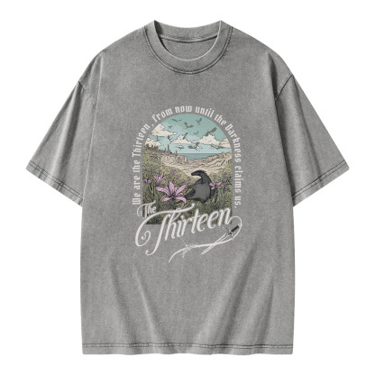 Pagewings The Thirteen Unisex Washed T-shirt