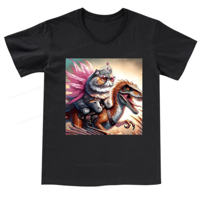 Pagewings Dungeon Crawler V-neck T-shirt
