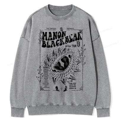 Pagewing  ACOTAR Crescent City Rhysand Unisex Washed Sweatshirt