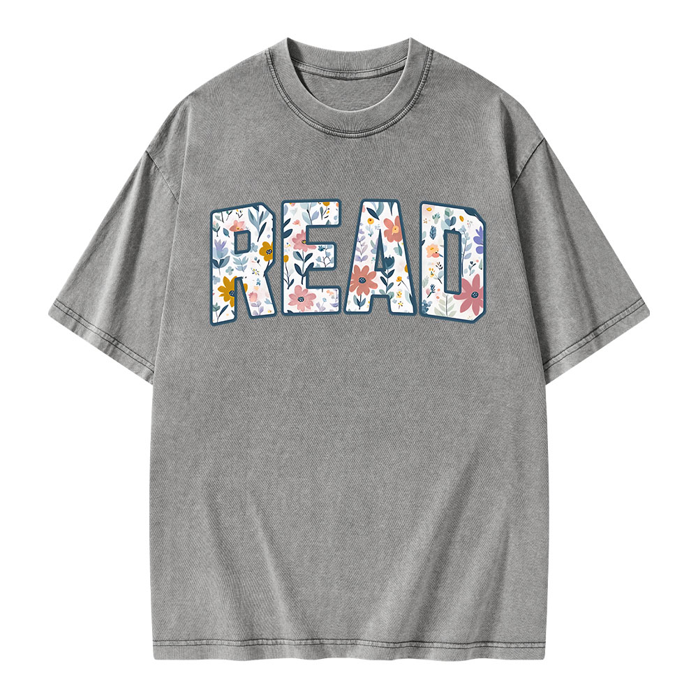 Pagewings Read Unisex Washed T-shirt