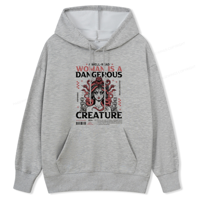 Pagewings  A Well-Read Woman is A Dangerous Creature Unisex Classic Hoodie