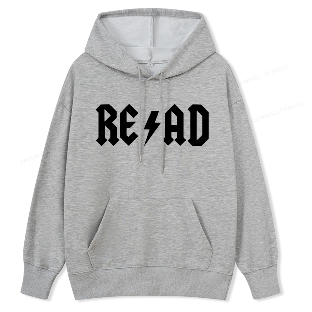 Pagewings Read Back In The Library "rock And Roll Unisex Classic Hoodie