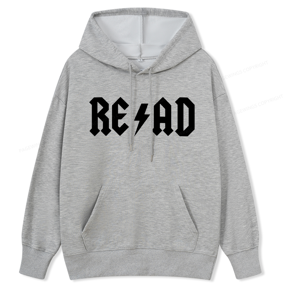 Pagewings Read Back In The Library "rock And Roll Unisex Classic Hoodie