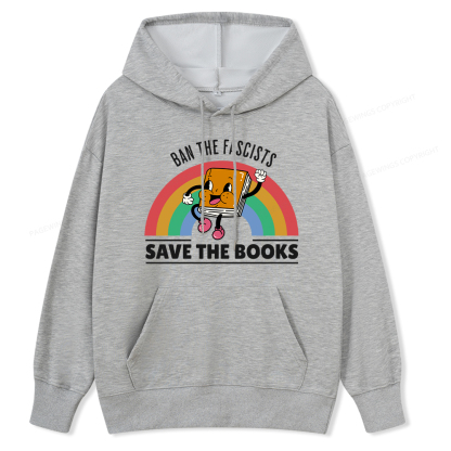 Pagewings Ban The Fascists Save The Books Unisex Classic Hoodie