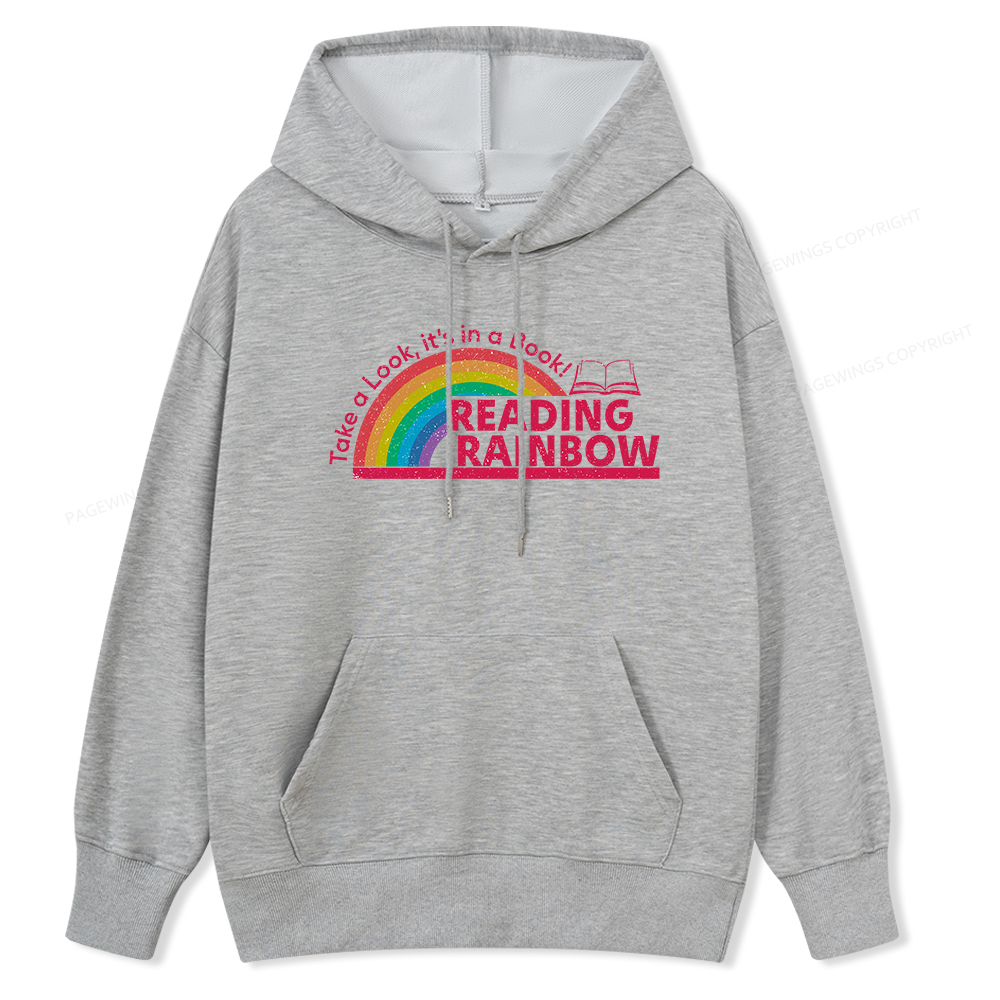 Pagewings Reading Rainbow Unisex Classic Hoodie