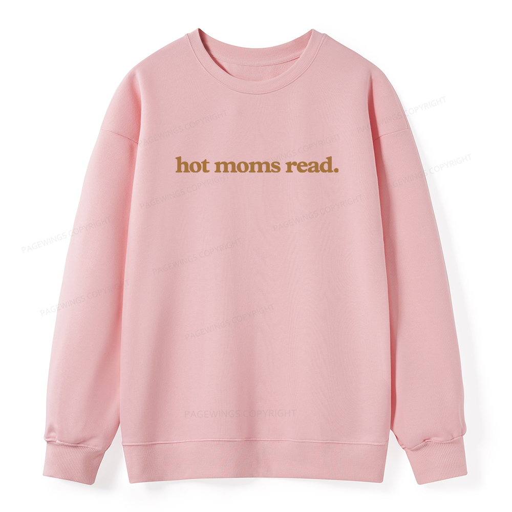 Pagewings Hot Moms Read Unisex Classic Sweatshirt